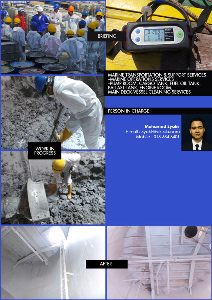 vessel tank cleaning works